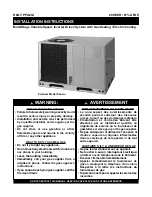 Maytag iQ Drive PPG2GI Installation Instructions Manual preview