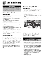 Предварительный просмотр 9 страницы Maytag Jetclean MDB4601AWE Use And Care Manual