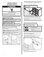 Предварительный просмотр 6 страницы Maytag Jetclean Plus MDB6709AW Installation Instructions Manual