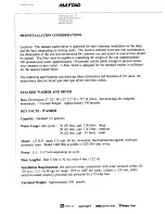 Preview for 4 page of Maytag LDE7804 Installation Instructions Manual