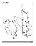 Предварительный просмотр 8 страницы Maytag LDGA300AGE Repair Parts List Manual