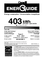 Preview for 2 page of Maytag M0RXEMMWB - 19.7 cu. Ft. Top-Freezer Refrigerator Energy Manual