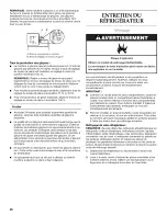 Preview for 26 page of Maytag M0RXEMMWM - 19.7 cu. Ft. Top-Freezer Refrigerator User Instructions