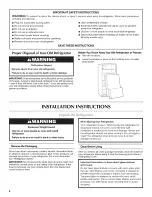 Preview for 2 page of Maytag M1TXEMMWQ - 21.0 cu. Ft. Top Freezer Refrigerator User Instructions