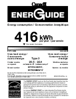 Preview for 2 page of Maytag M1TXEMMWS - 21.0 cu. Ft. Refrigerator Energy Manual