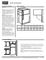 Preview for 1 page of Maytag M4TXNWFY Product Dimensions