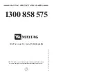 Preview for 17 page of Maytag MAF 1260 Instructions For Use Manual