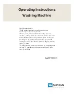 Maytag MAF9501 Operating Instructions Manual preview