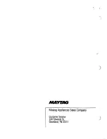 Preview for 124 page of Maytag MAH14PD Service Manual