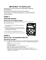 Preview for 6 page of Maytag MAH9700AWW - Neptune Front-Load Washer Installation Instructions Manual