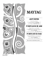 Предварительный просмотр 1 страницы Maytag MAPG32507W Use & Care Manual