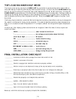 Preview for 14 page of Maytag MAT12CS User And Setup Manual