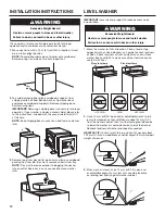 Preview for 10 page of Maytag MAT20MNTKW Instructions Manual