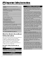 Preview for 2 page of Maytag MAV MAV-2 Use And Care Manual