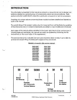 Preview for 3 page of Maytag MAV4057 Service Manual