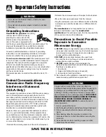 Предварительный просмотр 3 страницы Maytag Maytag MMV5207AA/AC Use And Care Manual