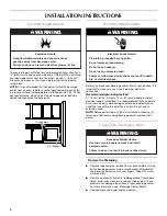 Preview for 4 page of Maytag MBCM24FWBS Use And Care Manual