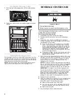 Предварительный просмотр 8 страницы Maytag MBCM24FWBS Use And Care Manual