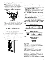 Preview for 11 page of Maytag MBF1958WEB - 18.6 cu. Ft. Bottom Mount Refrigerator User Instructions