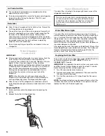 Preview for 14 page of Maytag MBF1958WEB - 18.6 cu. Ft. Bottom Mount Refrigerator User Instructions