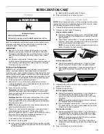 Preview for 15 page of Maytag MBF1958WEB - 18.6 cu. Ft. Bottom Mount Refrigerator User Instructions