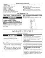 Preview for 2 page of Maytag MBF1958WES - 19.0 cu. Ft. Bottom Freezer Refrigerator User Instructions