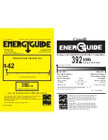 Preview for 1 page of Maytag MBF1958XE Series Energy Manual