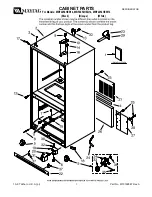 Preview for 1 page of Maytag MBF2254HEB14 Cabinet Parts