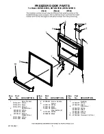 Preview for 5 page of Maytag MBF2254HEB14 Cabinet Parts