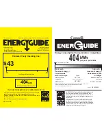 Maytag MBF2258XEB Energy Manual preview