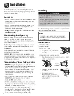 Preview for 1 page of Maytag MBF2262HEW Installation Instructions Manual