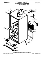 Maytag MBL1956KES3 Cabinet Parts preview