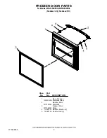 Предварительный просмотр 5 страницы Maytag MBL1956KES3 Cabinet Parts