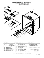 Предварительный просмотр 6 страницы Maytag MBL1956KES3 Cabinet Parts