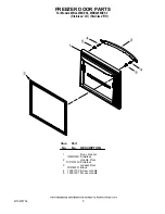 Preview for 5 page of Maytag MBL2256KES3 Parts List