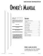 Preview for 1 page of Maytag MCS 67002813 Owner'S Manual