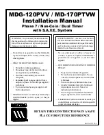 Maytag MD-170PTVW Installation Manual preview