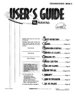 Предварительный просмотр 1 страницы Maytag MDB-3 User Manual