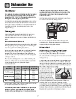 Предварительный просмотр 8 страницы Maytag MDB-8 Use & Care Manual