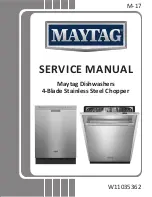 Предварительный просмотр 1 страницы Maytag MDB series Service Manual