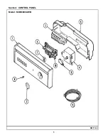 Предварительный просмотр 2 страницы Maytag MDB4000AWA Repair Parts List Manual