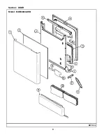 Предварительный просмотр 4 страницы Maytag MDB4000AWA Repair Parts List Manual