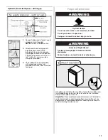 Предварительный просмотр 11 страницы Maytag MDB4409PAB Installation Instructions Manual