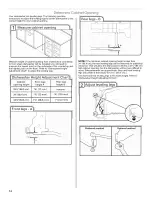 Предварительный просмотр 14 страницы Maytag MDB4409PAB0 Installation Instructions Manual