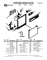 Предварительный просмотр 1 страницы Maytag MDB4621AWB - Full Console Dishwasher Parts List