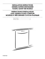 Предварительный просмотр 1 страницы Maytag MDB4630AWB4 Installation Instructions Manual