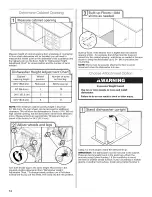 Предварительный просмотр 14 страницы Maytag MDB4630AWB4 Installation Instructions Manual