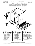 Maytag MDB4651AWB - Tall Tub Dishwasher Parts List предпросмотр