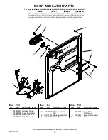 Предварительный просмотр 3 страницы Maytag MDB4651AWB - Tall Tub Dishwasher Parts List