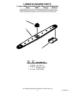 Предварительный просмотр 4 страницы Maytag MDB4651AWB - Tall Tub Dishwasher Parts List